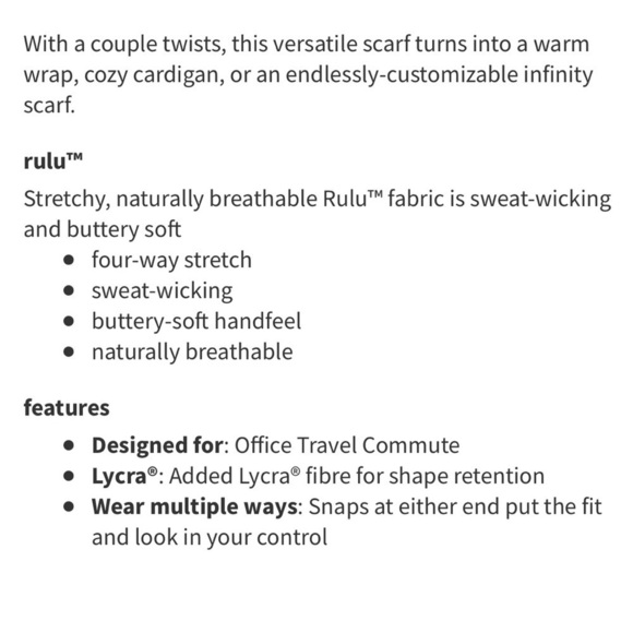 Lululemon Vinyasa Scarf *Rulu Space Dye Camo tender violet/Blk grape EUC - Picture 6 of 11